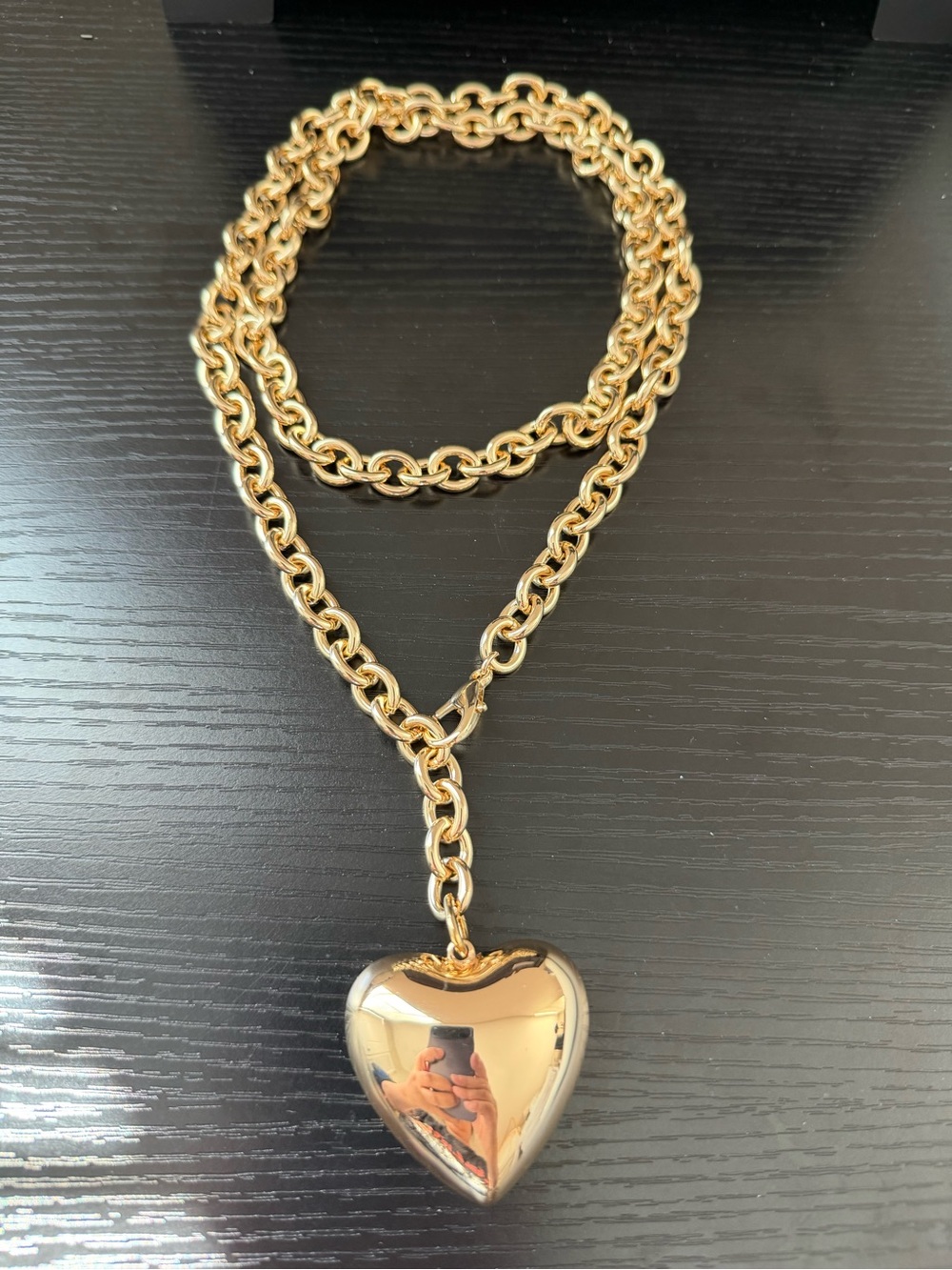 Roxanne Assoulin Gold Heart Pendant Necklace